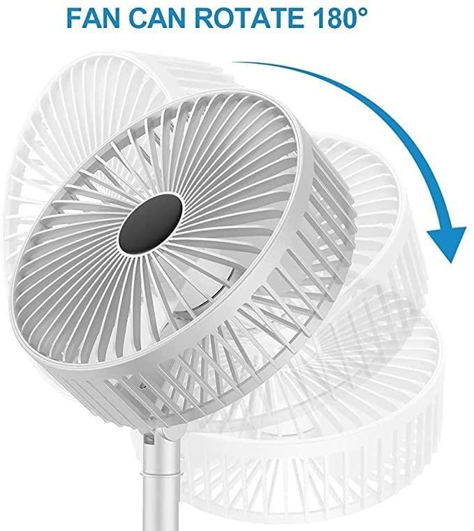 Mini Handheld Rechargeable Portable AC/DC Table & Wall Fan