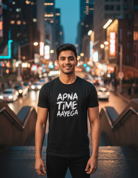 Unisex Classic Crew T-Shirt - Apna Time Aayega