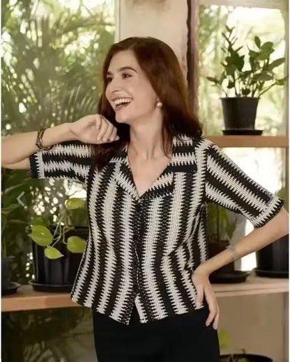 Classic Stripe Cotton Shirt – Everyday Casual Essential