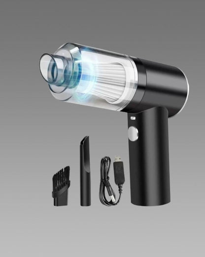 Portable Handheld Air Duster & Wireless Vacuum Cleaner | Cordless Mini Cleaner for Car, Home & Keyboard