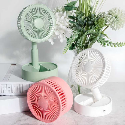 Mini Handheld Rechargeable Portable AC/DC Table & Wall Fan