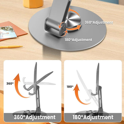 Aluminium 360° Rotatable Sturdy Mobile/Phone/Tablet Stand