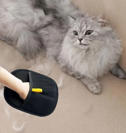 Pet Hair Removal Gloves (Pack of 1 or 2) | Fur & Lint Remover for Dogs & Cats