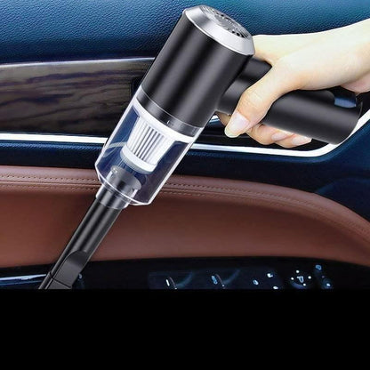 Portable Handheld Air Duster & Wireless Vacuum Cleaner | Cordless Mini Cleaner for Car, Home & Keyboard